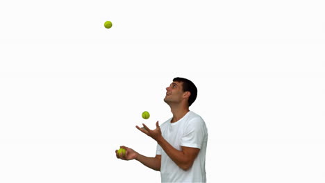 Man-dribbling-with-balls-on-white-screen