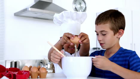 Siblings-making-pastry-together