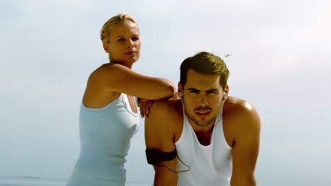 Exhausted-athletes-on-the-beach