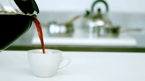 Black-coffee-being-poured-into-cup-of-coffee