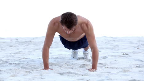 Sportsman-doing-push-ups