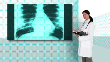 Doctor-guiding-you-into-futuristic-hospital-interface
