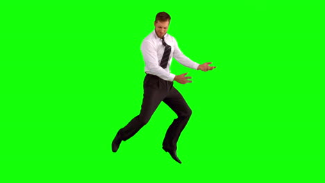 Businessman-jumping-up-for-joy