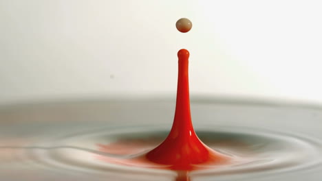 Gota-Que-Cae-En-Pintura-Roja