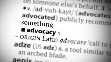 Focus-on-advocacy