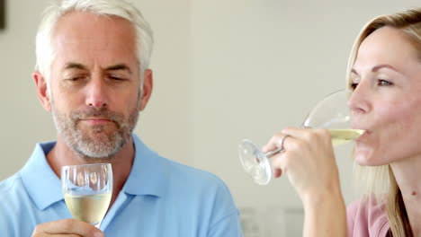 Couple-toasting-each-other-at-home