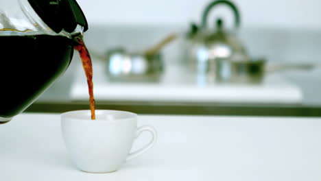 Coffee-being-poured-into-cup-of-coffee