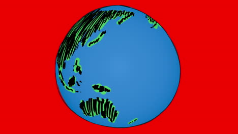 Painting-of-gestating-rotating-earth-