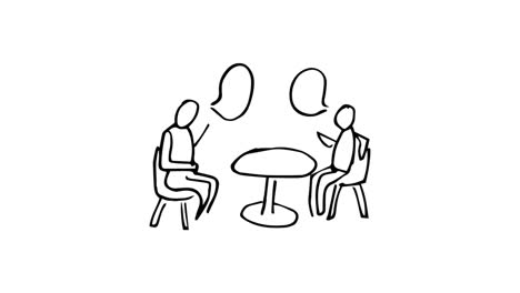 Animation-of-slowly-appearing-people-chatting-sitting-at-desk