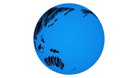 Rotating-painted-earth-