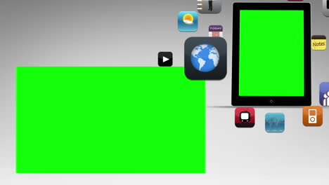 Tablet-screen-and-app-animation-with-chroma-key