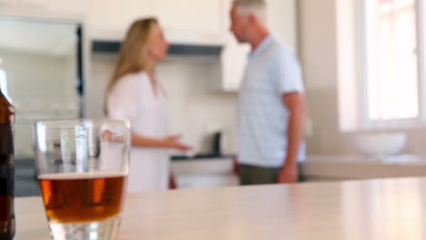 Couple-arguing-after-a-drink