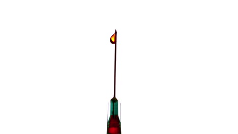 Drop-of-liquid-sliding-down-syringe
