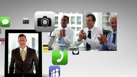 Business-animation-showing-businessman-and-app-icons