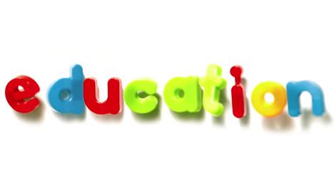 Education-spelled-out-in-alphabet-magnet-letters
