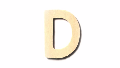 The-letter-d-rising-on-white-background