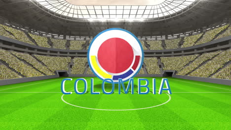 Kolumbien-WM-Nachricht-Mit-Abzeichen-Und-Text