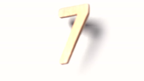 The-number-7-rising-on-white-background