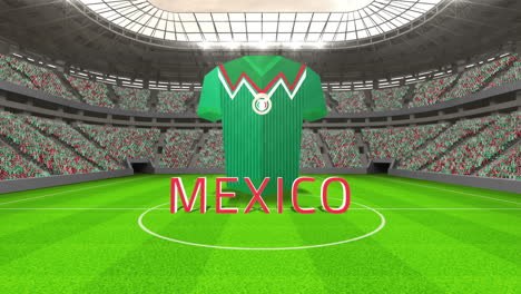 Mexiko-WM-Nachricht-Mit-Trikot-Und-Text