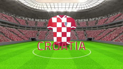 Mensaje-De-La-Copa-Mundial-De-Croacia-Con-Camiseta-Y-Texto.