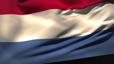 Digitally-generated-netherlands-flag-waving