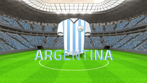 Argentinien-WM-Nachricht-Mit-Trikot-Und-Text
