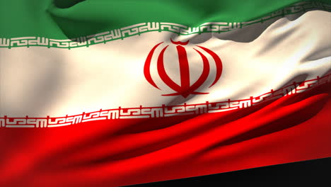 Large-iran-national-flag-waving-