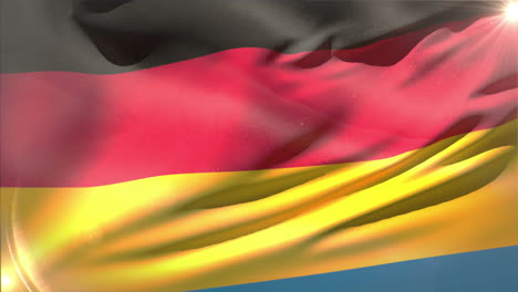 Gran-Bandera-Nacional-Alemana-Ondeando-