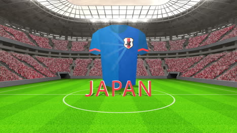 Mensaje-De-La-Copa-Mundial-De-Japón-Con-Camiseta-Y-Texto