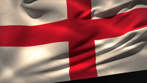 Digital-Generierte-England-Flagge-Winken