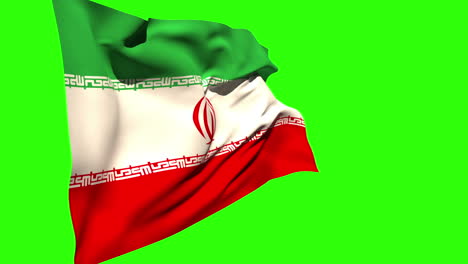 Large-iran-national-flag-blowing