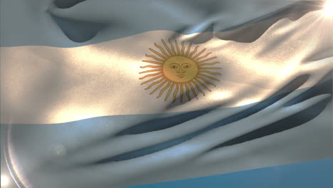 Gran-Bandera-Nacional-Argentina-Ondeando-