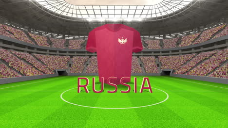 Russland-WM-Nachricht-Mit-Trikot-Und-Text