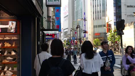 POV-Caminando-Por-Las-Calles-De-Shinjuku-Durante-La-Hora-Dorada