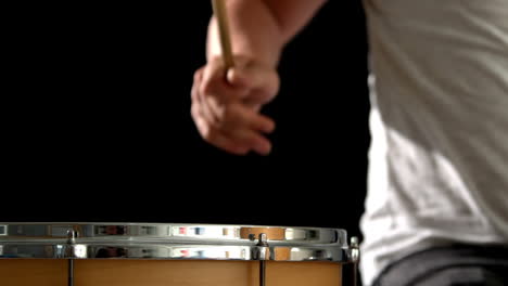 Drummer-playing-his-drum-kit