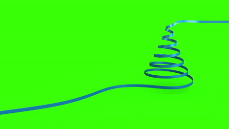 Christmas-tree-ribbon-forming-against-copy-space-background