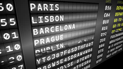 Departures-board-for-european-cities