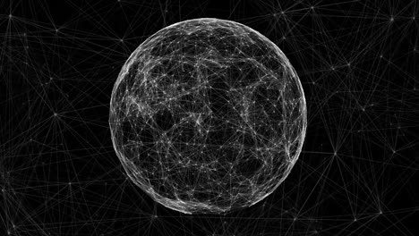 White-technology-sphere-connectivity-animation-