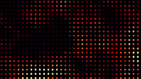 Digital-orange-led-light-show