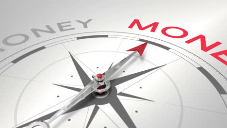 Compass-pointing-to-money