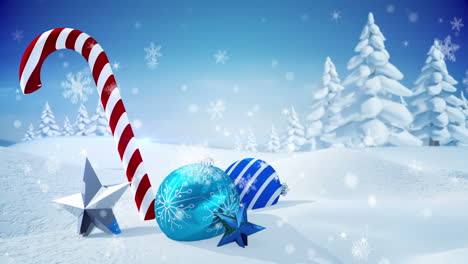 Seamless-christmas-scene-with-candy-cane-and-deocration