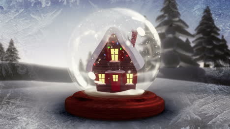 Cute-christmas-house-inside-snow-globe