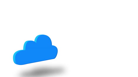 Blaue-Cloud-Computing-Grafik-Auf-Weiß