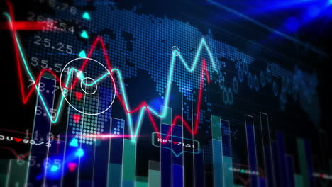 Blauer-Aktien--Und-Aktientechnologiebildschirm