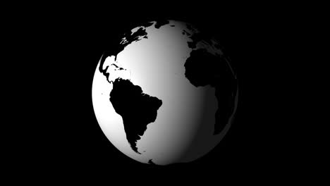 White-earth-spinning-on-black-background