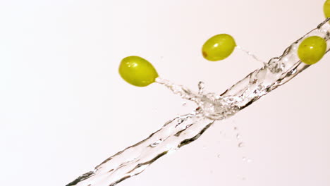 Grapes-moving-through-stream-of-water