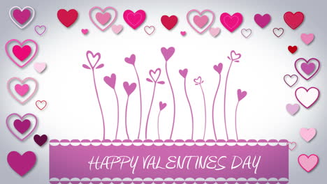 Valentines-day-vector-with-heart-flowers