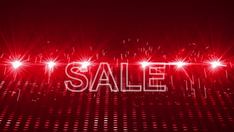 Red-laser-show-with-sale-text