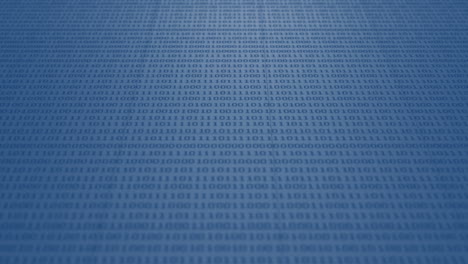 Scrolling-blue-binary-code