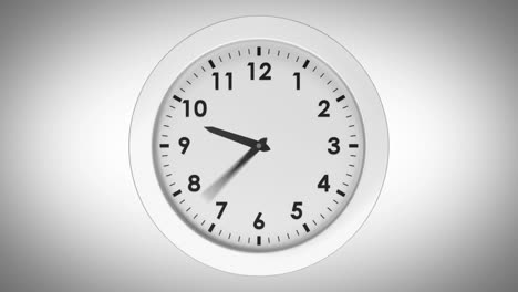 Ticking-clock-on-white-background